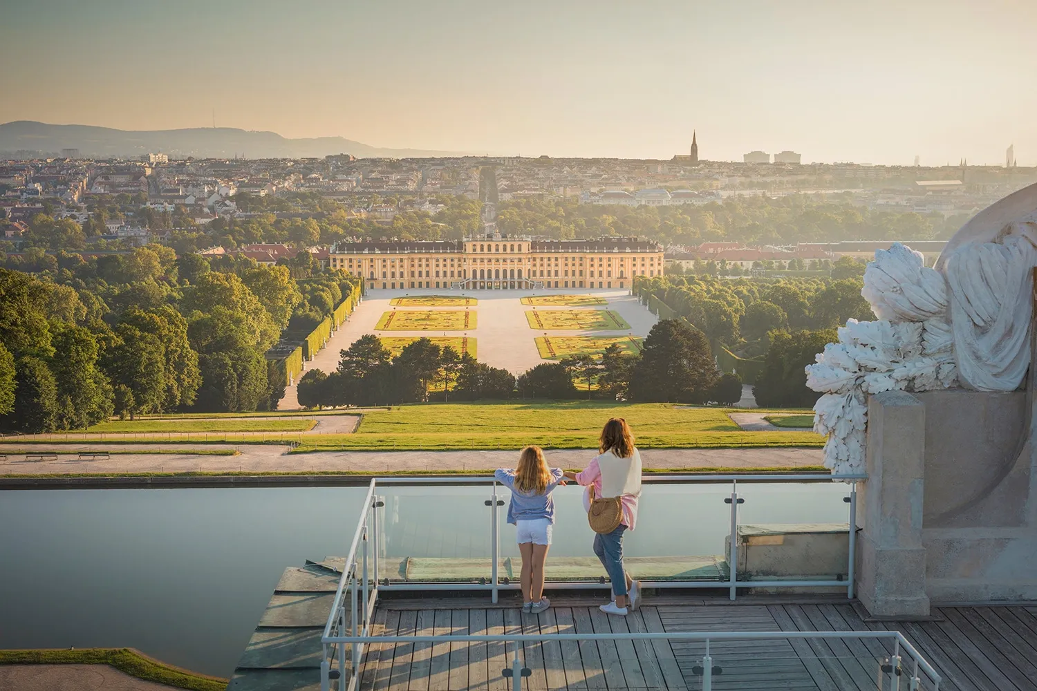 Schloss Schönbrunn, Ausblick Gloriette